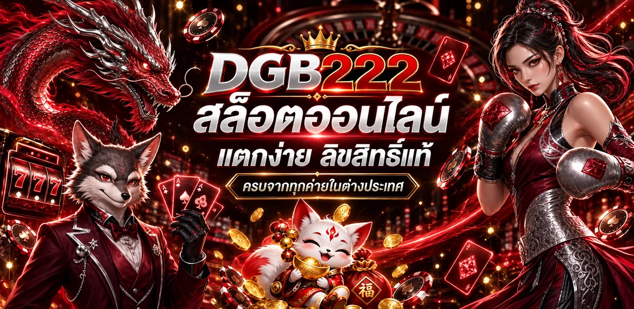 สล็อตออนไลน์ DGB222 พร้อมตัวละครเกมและมาสคอตนำโชค